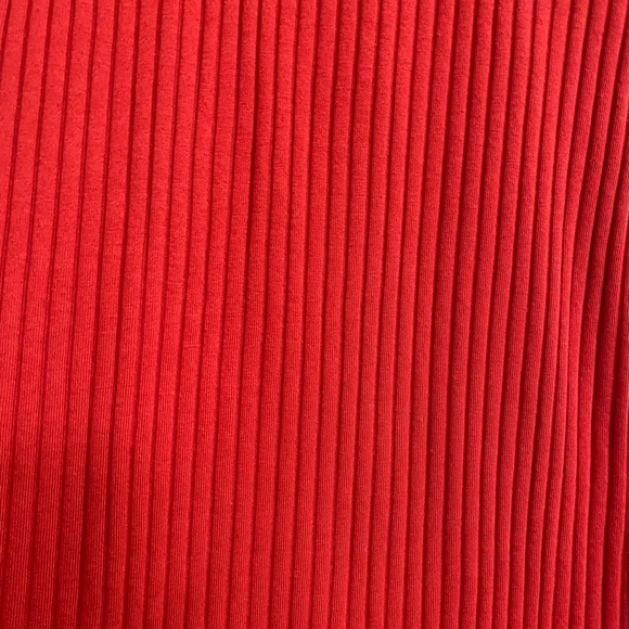 Zara ribbed dress with puff sleeve - Picture 5 of 5